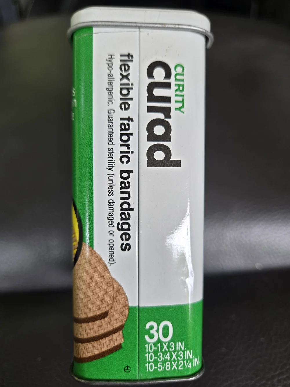 Curad Flexible Fabric Bandages Tin